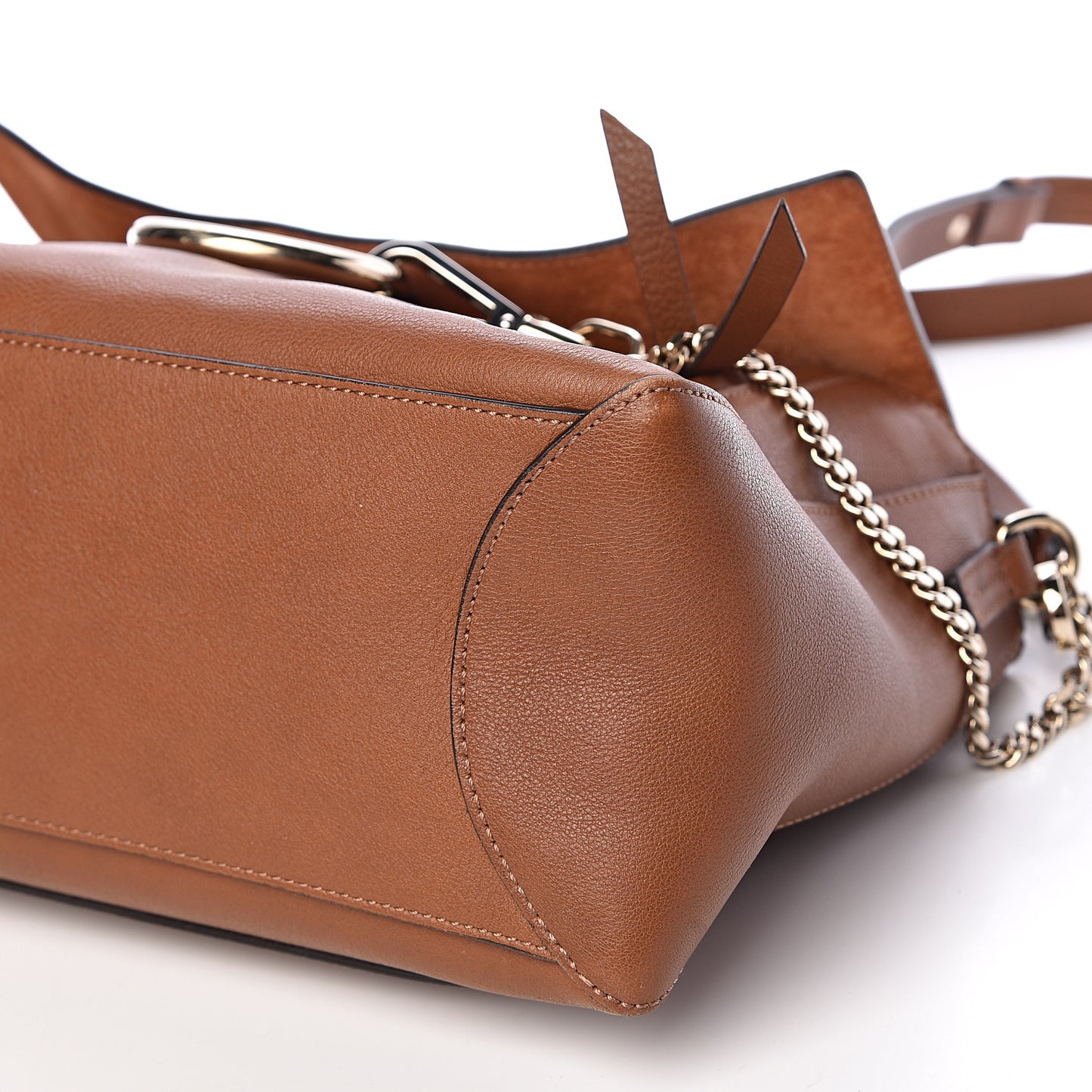 Calfskin Medium Faye Day Shoulder Bag Tan
