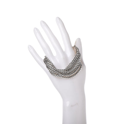 David Yurman Sterling Silver Eight-Row Box Chain Bracelet 2 of 5