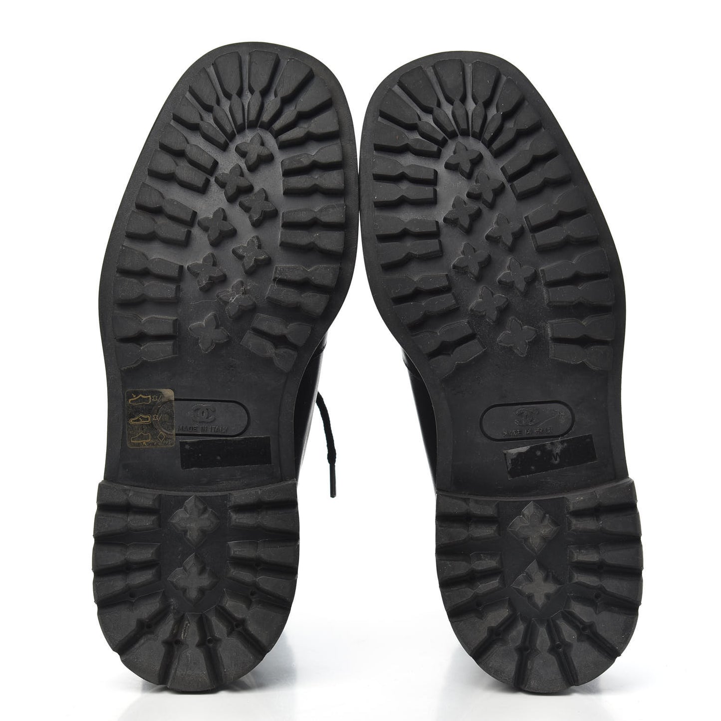 Calfskin Kid Suede Lace Up Short Boots 38 Black