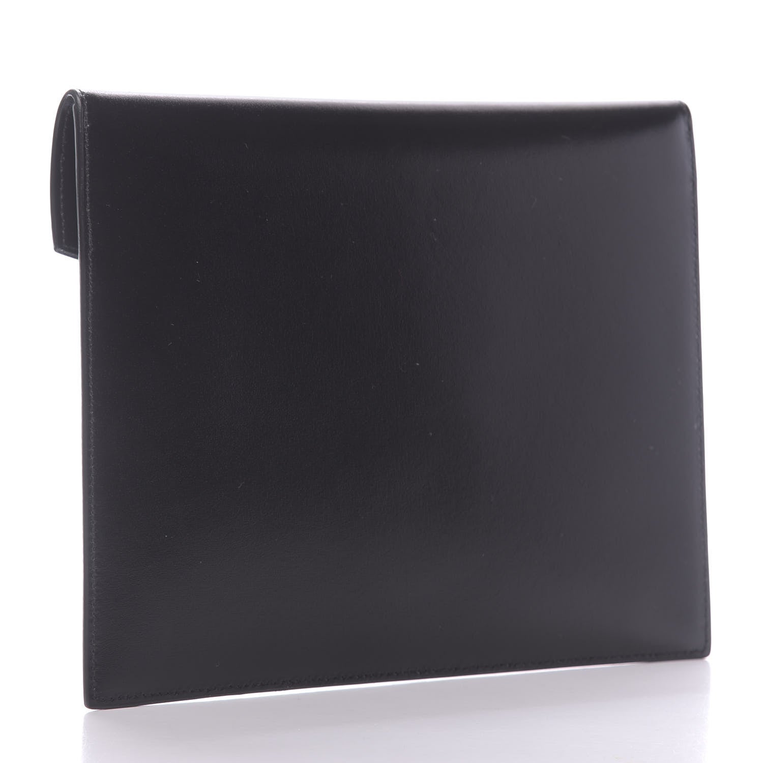 Saint Laurent Smooth Shiny Calfskin Monogram Uptown Baby Pouch Black 3 of 9