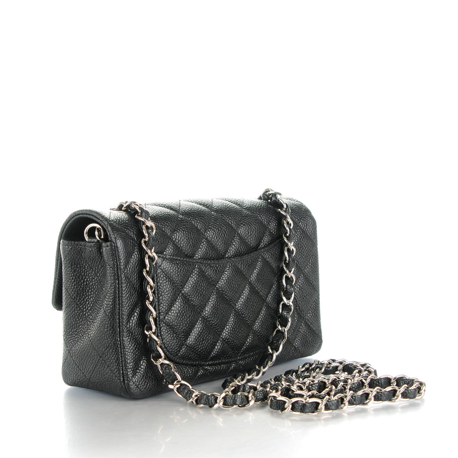 Chanel Caviar Quilted Mini Rectangular Flap Black 3 of 7