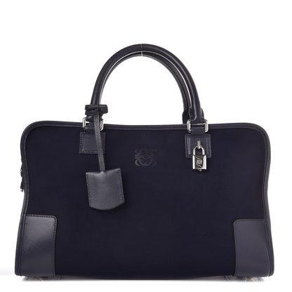 Loewe Denim-Effect Suede Calfskin Amazona Midnight Blue 1 of 6