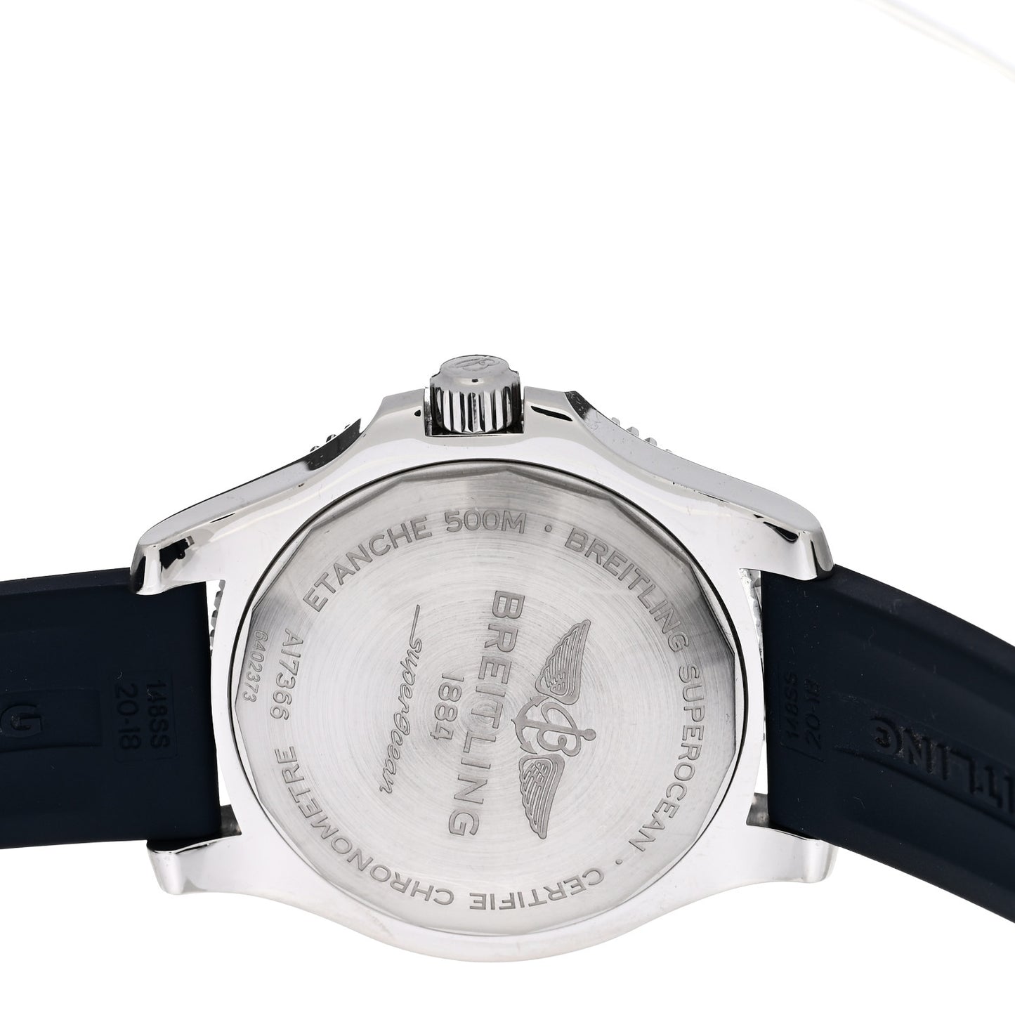 Stainless Steel Rubber 42mm Superocean Automatic Watch Blue A17366