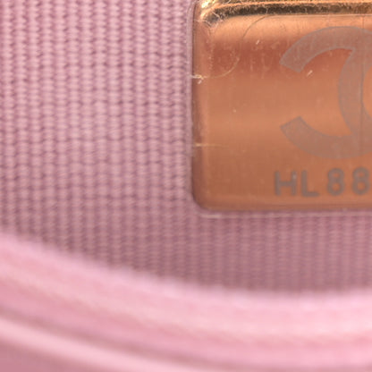 Chanel Shiny Aged Calfskin Quilted Nano Kelly Shopper Pink 7 of 11