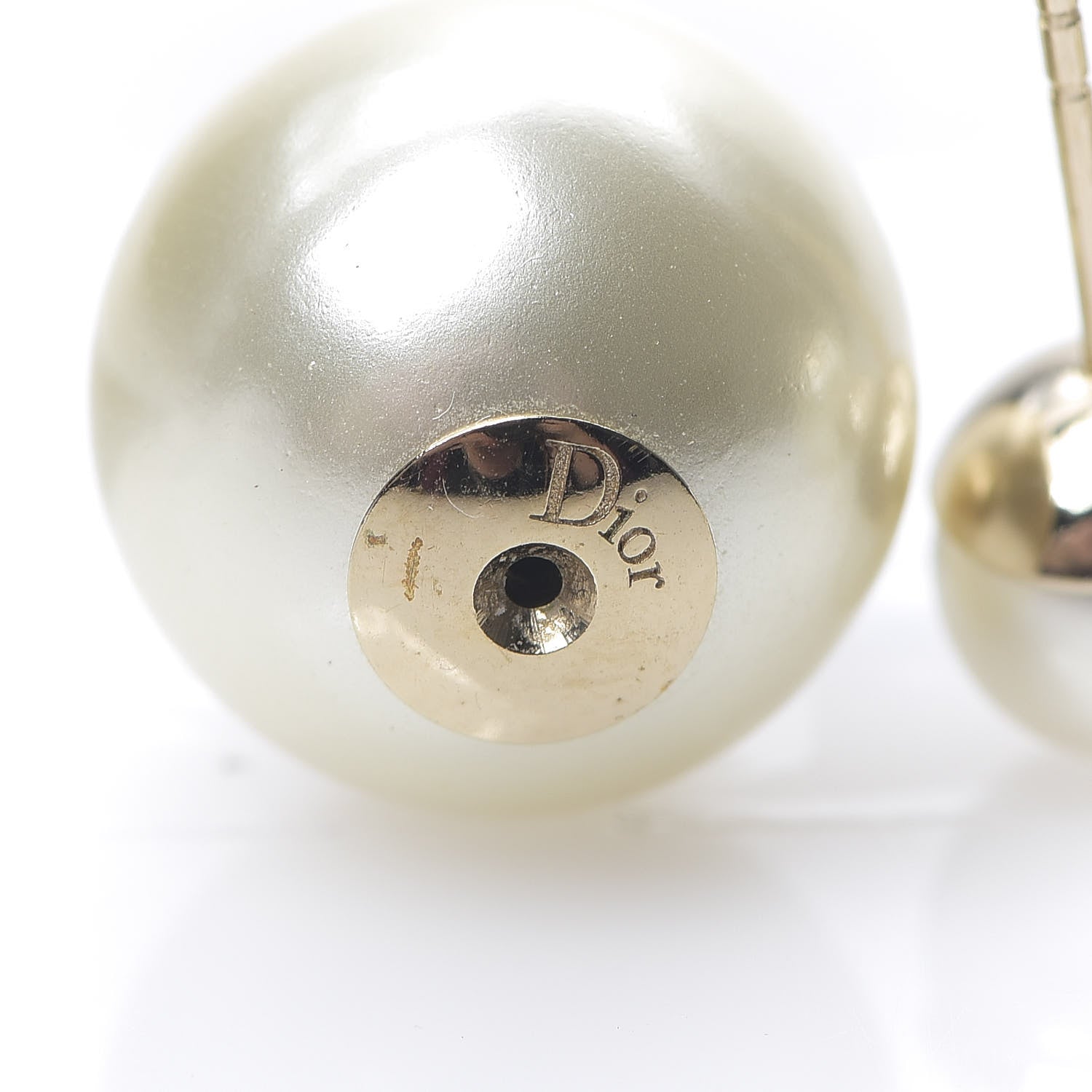 Christian Dior Pearl Mise En Dior Tribal Earrings 4 of 5