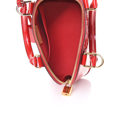 Louis Vuitton Vernis Alma BB Cherry 4 of 4
