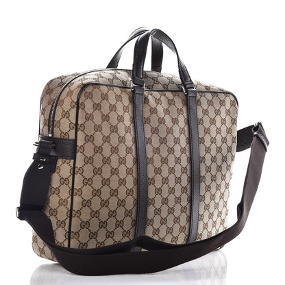 Gucci Monogram Briefcase Dark Brown 3 of 10