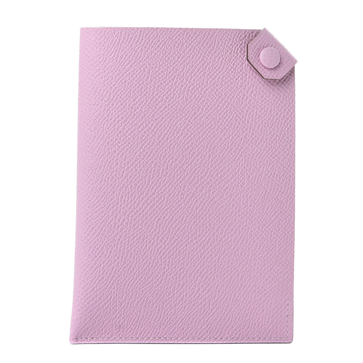 Hermes Epsom Tarmac PM Passport Holder Mauve Sylvestre 1 of 7