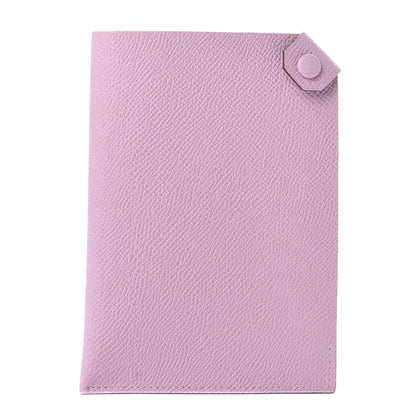 Hermes Epsom Tarmac PM Passport Holder Mauve Sylvestre 1 of 7