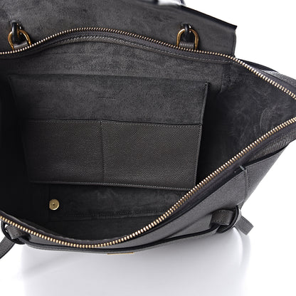 Celine Grained Calfskin Mini Belt Bag Grey 5 of 9