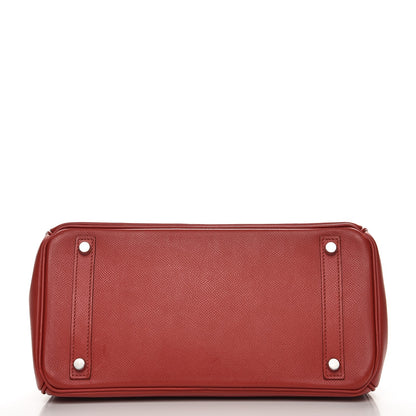 Hermes Epsom Birkin 30 Rouge Garance 28 of 38