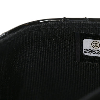 Chanel Patent Quilted Reissue Flap Card Holder Wallet So Black 8 of 8