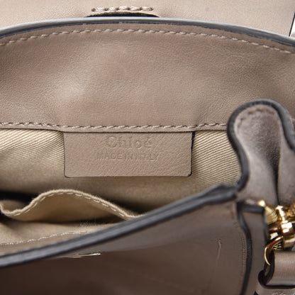 Chloe Suede Calfskin Mini Faye Backpack Motty Grey 7 of 11