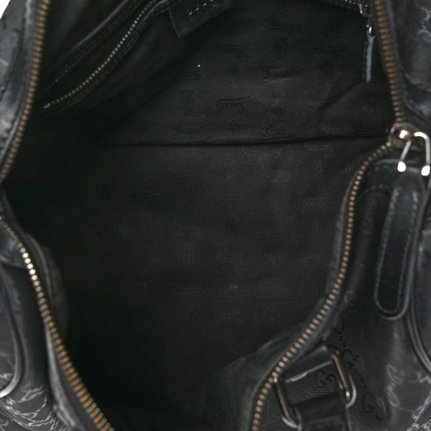 Gucci Imprime Monogram Medium Joy Stud Boston Black 5 of 12