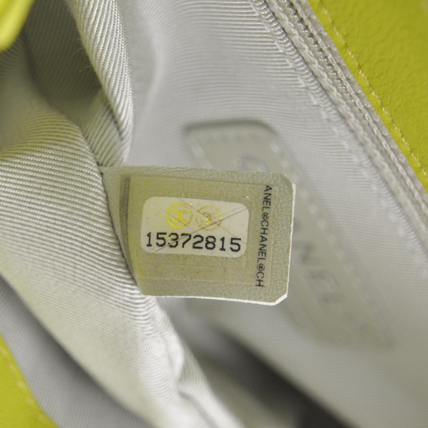 Washed Lambskin Mini Chain Around Messenger Neon Yellow 12C NEW SOLD OUT