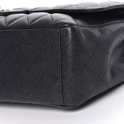 Chanel Caviar Quilted Maxi Double Flap Black 18 of 19