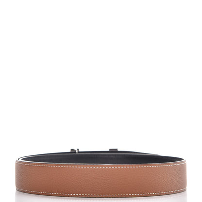 Hermes Swift Togo 32mm Quizz H Belt 80 Black Gold 4 of 8
