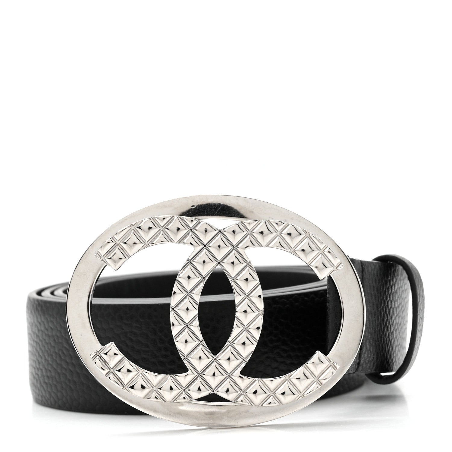 Chanel Caviar CC Quilted Belt 80 32 Black 1 of 6