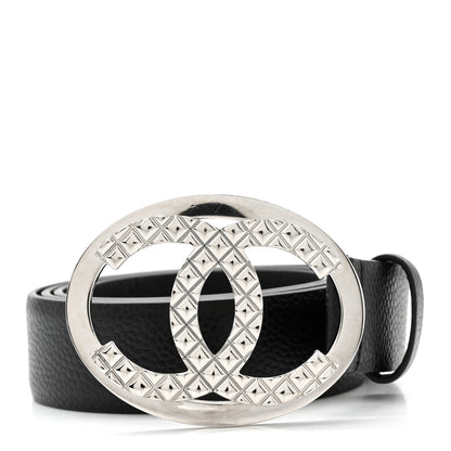 Chanel Caviar CC Quilted Belt 80 32 Black 1 of 6