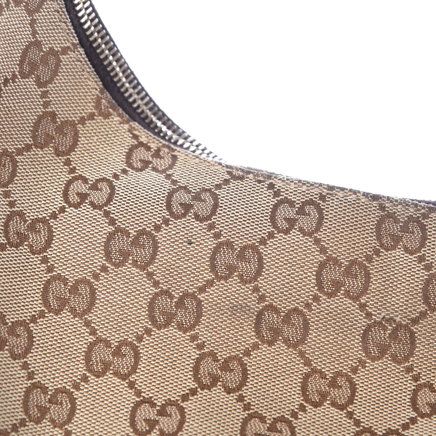 Monogram Medium Horsebit Chain Hobo Dark Brown