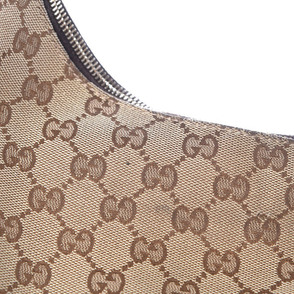 Gucci Monogram Medium Horsebit Chain Hobo Dark Brown 8 of 15