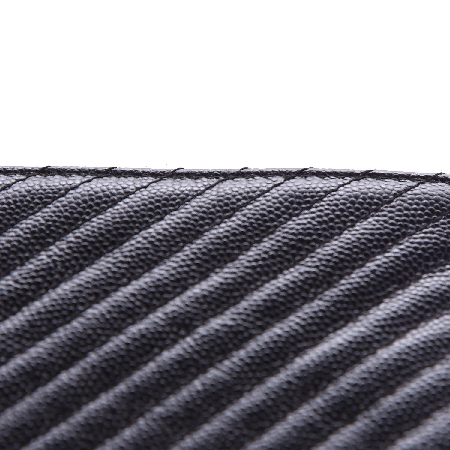 Chanel Caviar Chevron Quilted Medium Cosmetic Case Black 14 of 14