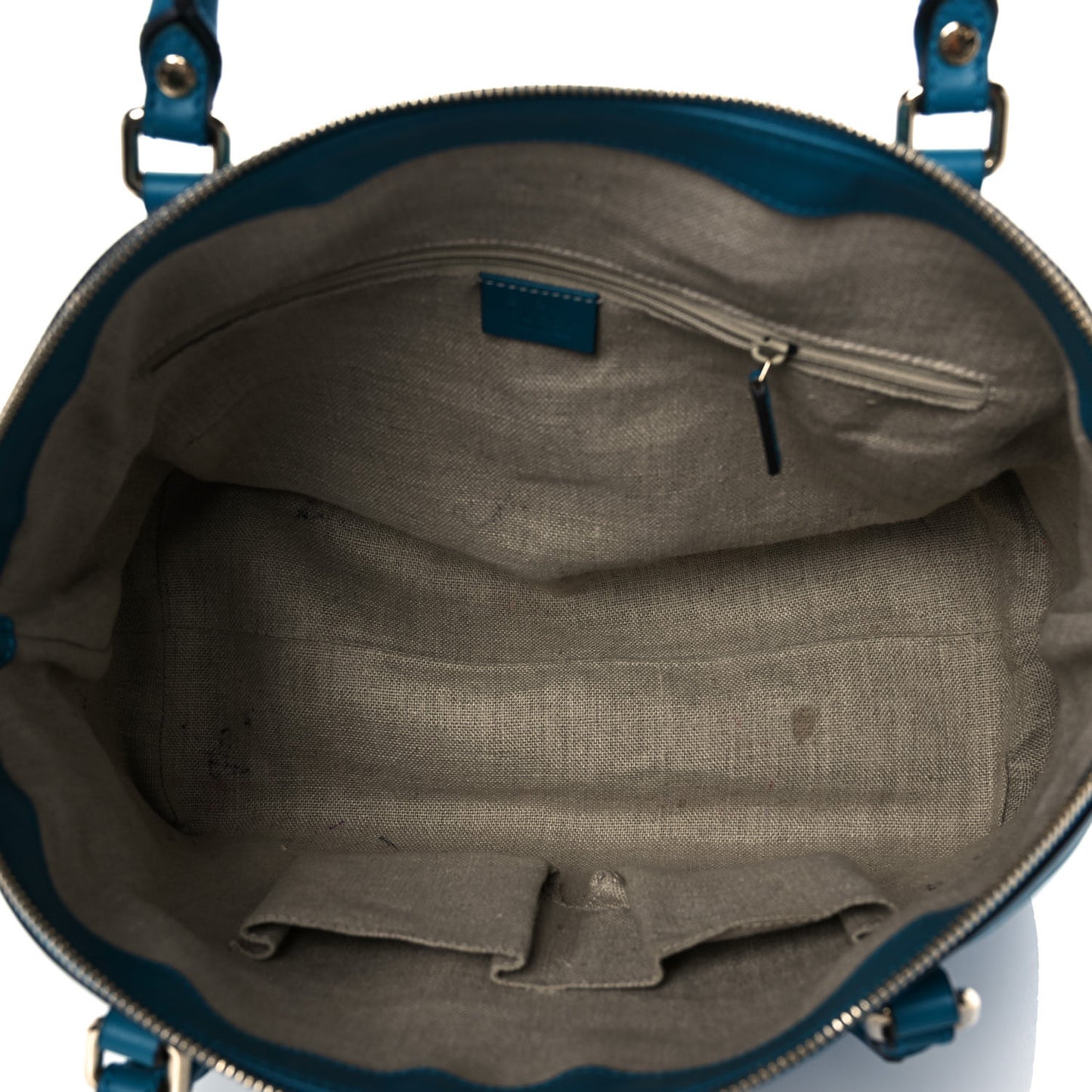 Soft Microguccissima Dome Satchel Deep Cobalt