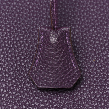 Hermes Togo Birkin 35 Raisin 35 of 37