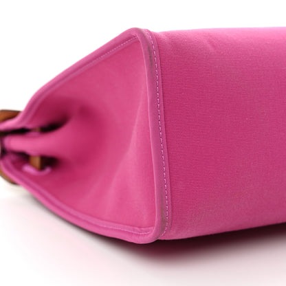 Hermes Vache Hunter Toile Herbag Zip 31 PM Magnolia Fauve 10 of 14