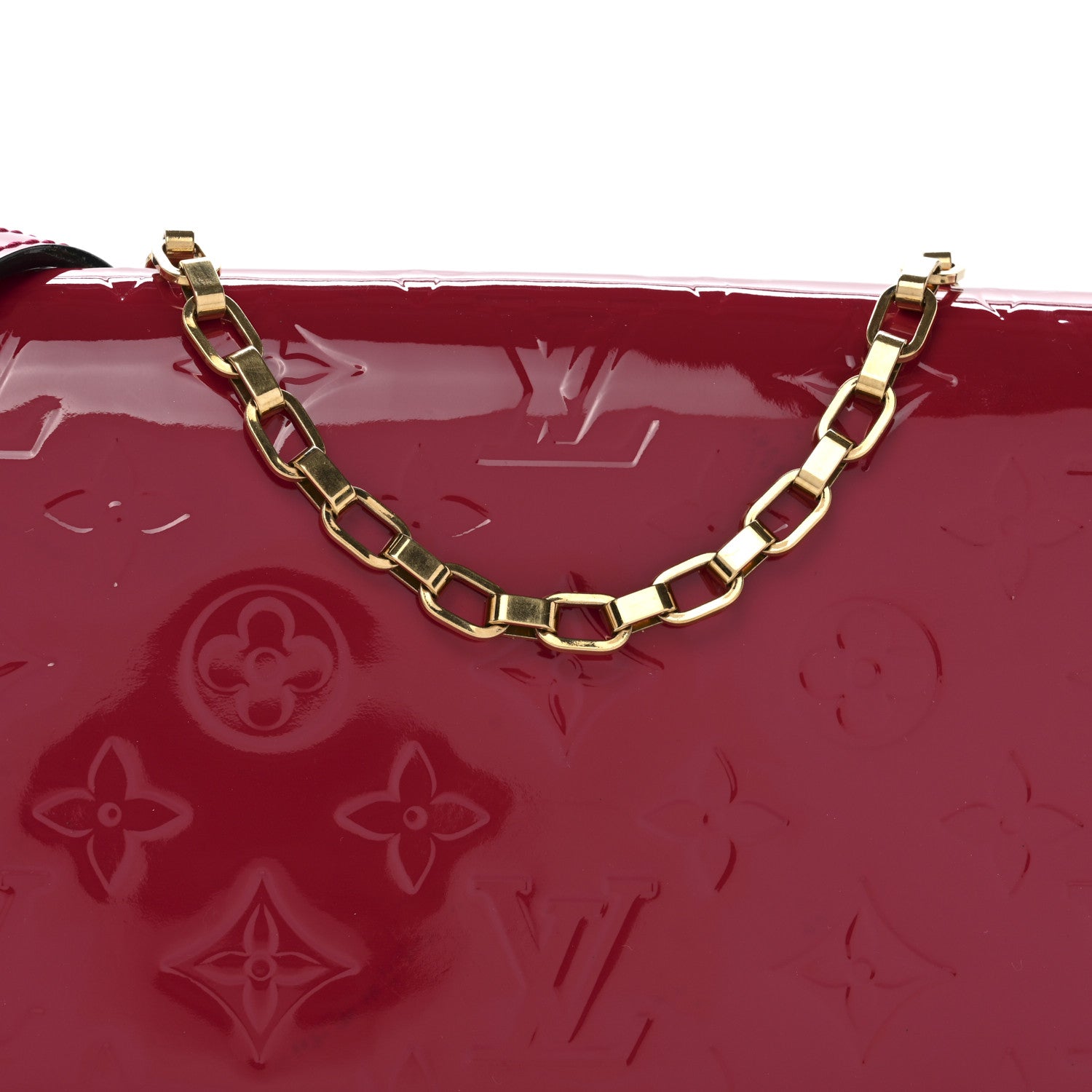 Louis Vuitton Vernis Ana Clutch Rose Indien 7 of 9
