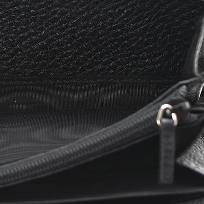 Gucci Pebbled Calfskin Studded Soho Zip Around Wallet Black 5 of 7