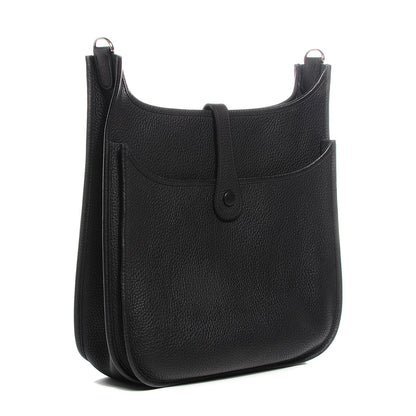 Hermes Taurillon Clemence Evelyne III GM Black 3 of 17