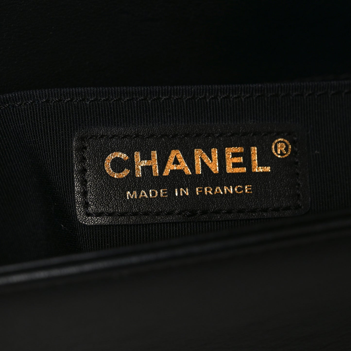 Lambskin Quilted Medium Boy Flap Black