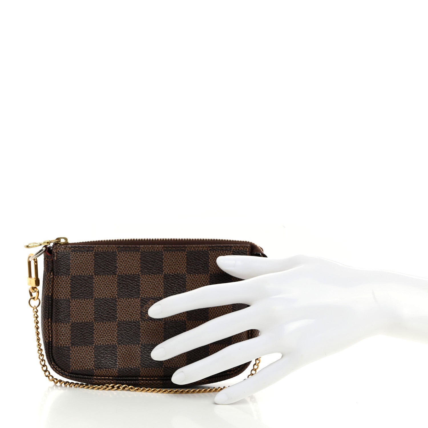 Louis Vuitton Damier Ebene Mini Pochette Accessories 2 of 7