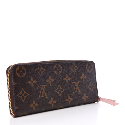 Louis Vuitton Monogram Clemence Wallet Rose Ballerine 4 of 8