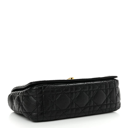 Christian Dior Calfskin Cannage Small Caro Bag Black 4 of 12