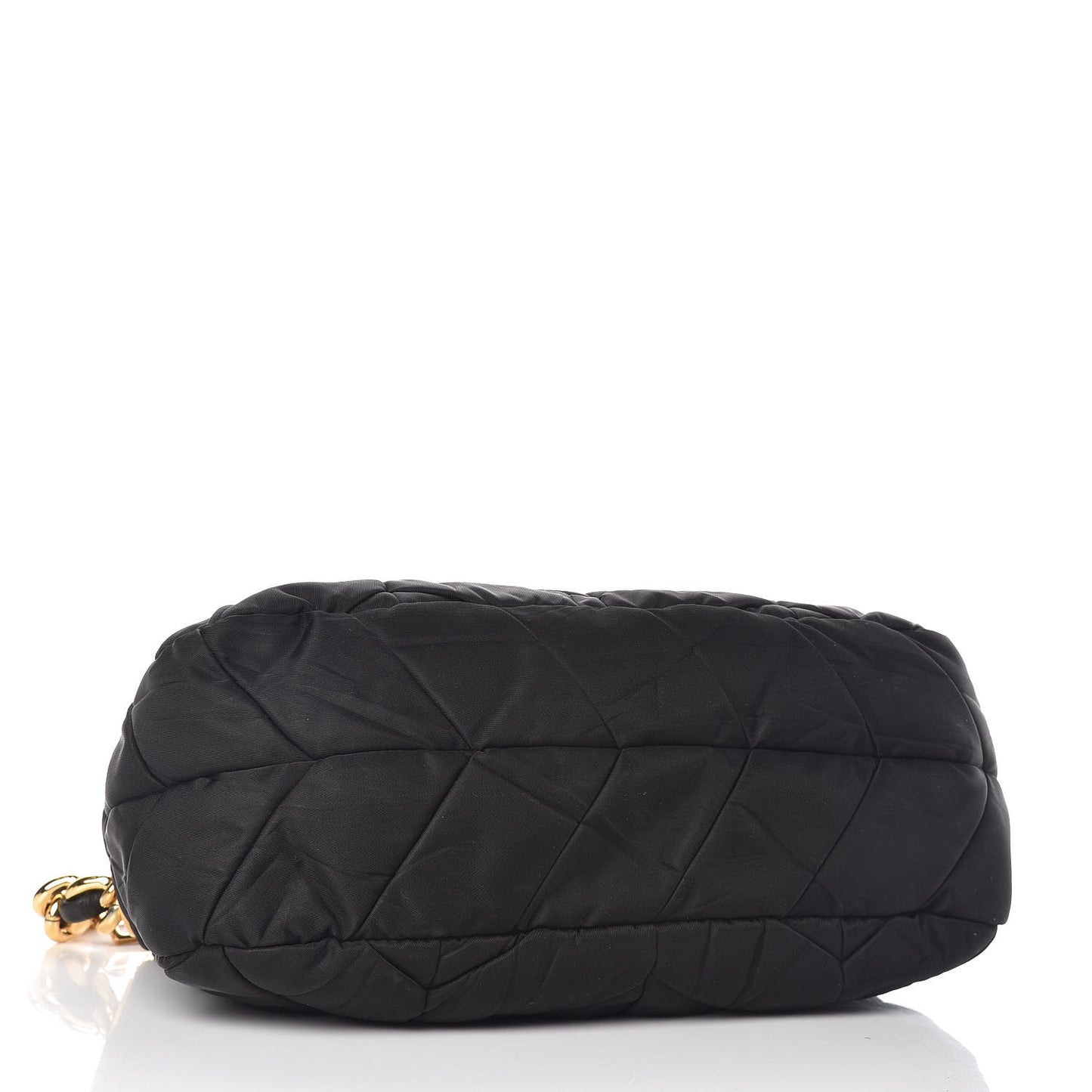 Tessuto Nylon Chevron Bag Black