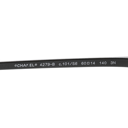 Chanel Metal Aviator Sunglasses 4279-B Black 5 of 10