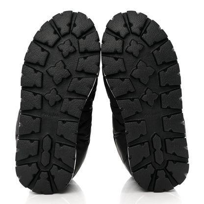 Prada Re-Nylon Piuma Triangle Logo Padded Drawcord 20mm Snow Boots 38.5 Black 5 of 9