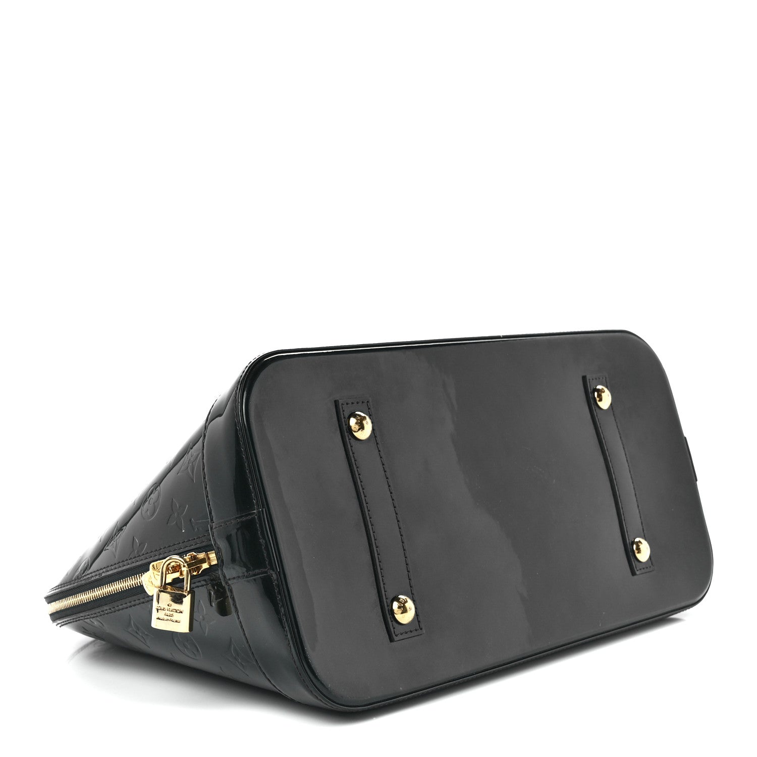 Louis Vuitton Vernis Alma GM Blue Nuit 4 of 13