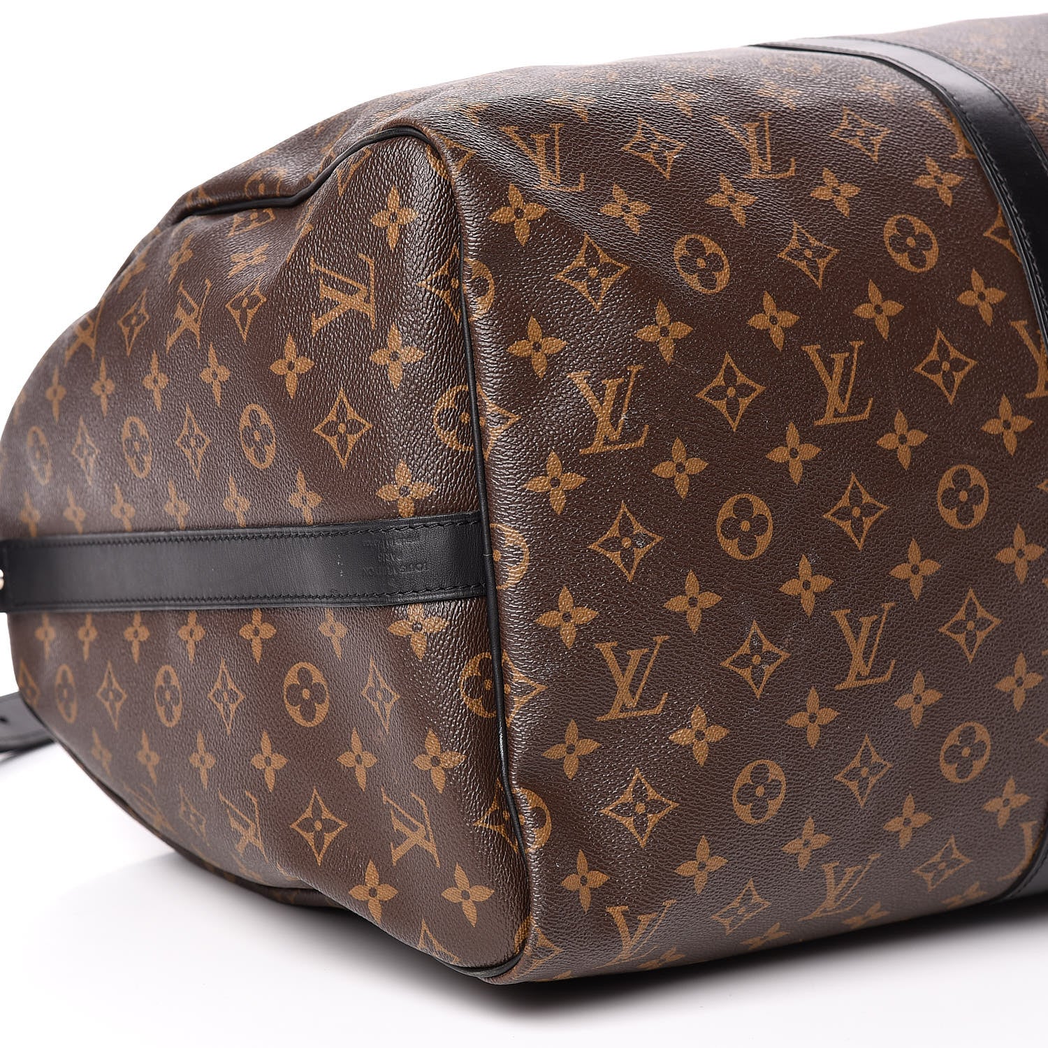 Louis Vuitton Monogram Macassar Keepall Bandouliere 55 8 of 9