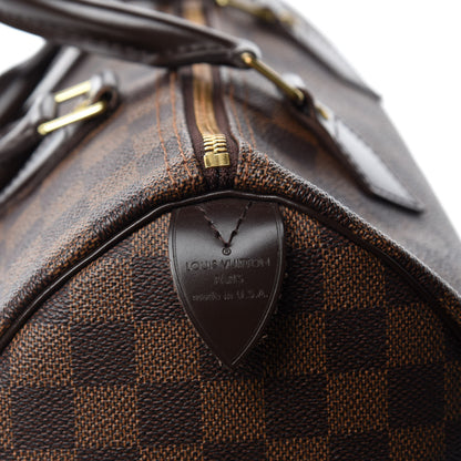 Louis Vuitton Damier Ebene Speedy 30 9 of 11