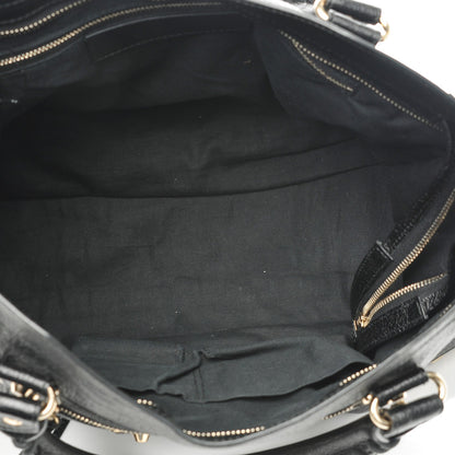 Balenciaga Chevre Gold Metallic Edge Hardware City Black 5 of 7