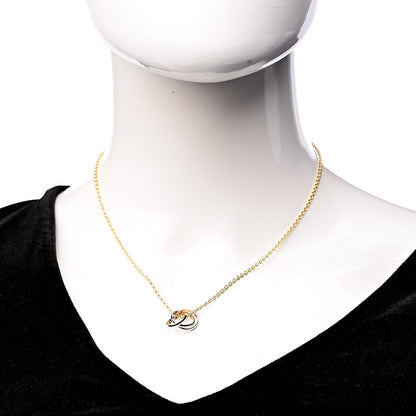 Cartier 18K Pink Yellow White Gold Baby Trinity Pendant Necklace 2 of 9