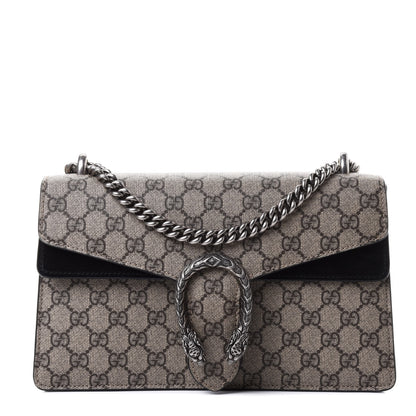 Gucci GG Supreme Monogram Small Dionysus Shoulder Bag Black 1 of 4