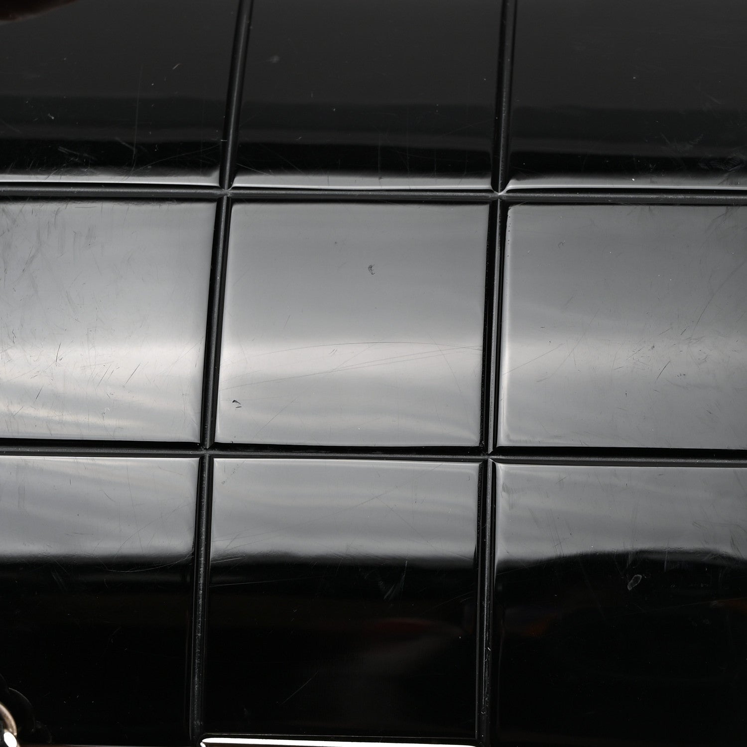 Chanel Plexiglass Minaudiere Wristlet Clutch Black 10 of 10