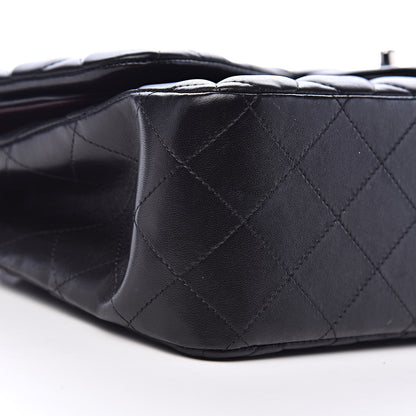 Chanel Lambskin Quilted Jumbo Double Flap Black 15 of 17