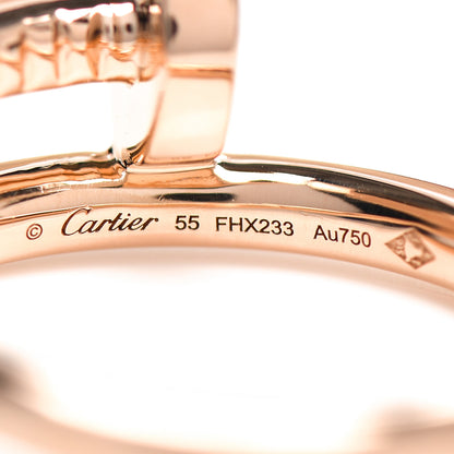 Cartier 18K Pink Gold Juste Un Clou Ring 55 7.25 4 of 5