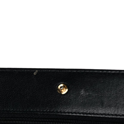 Chanel Sheepskin Quilted Mini Vintage Mademoiselle Wallet On Chain WOC Black 11 of 12