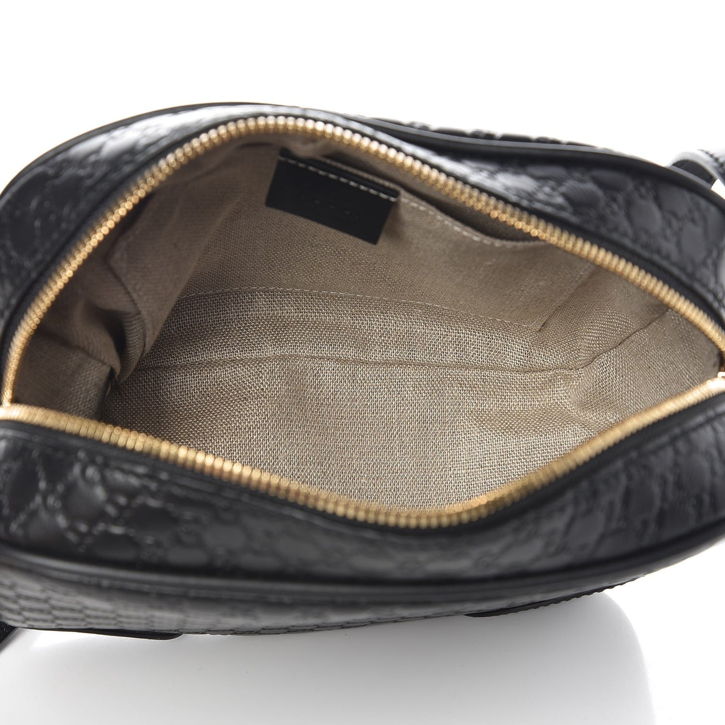 Microguccissima Mini Bree Messenger Bag Black